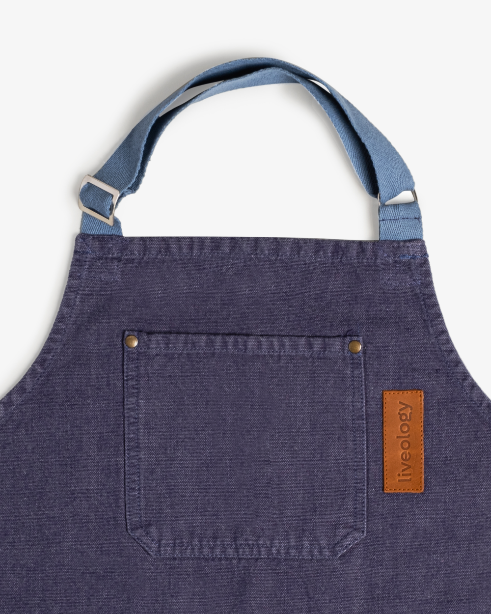 Nomad Canvas Apron - Oxford blue