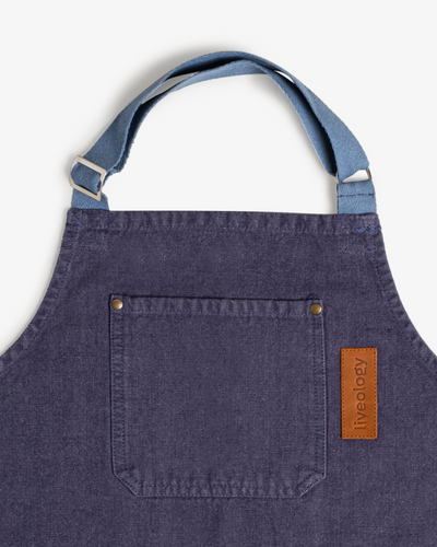 Nomad Canvas Apron - Oxford blue