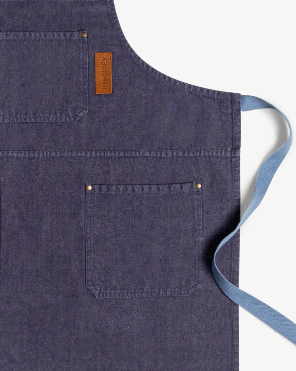 Nomad Canvas Apron - Oxford blue