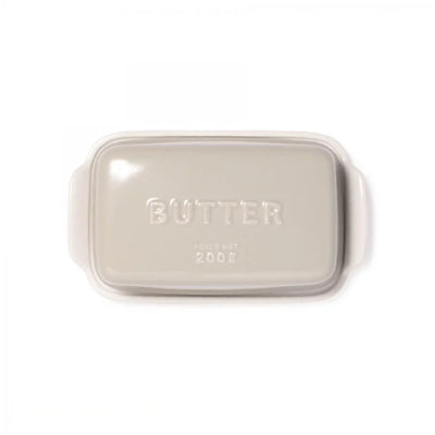 Arrondi Grey butter dish