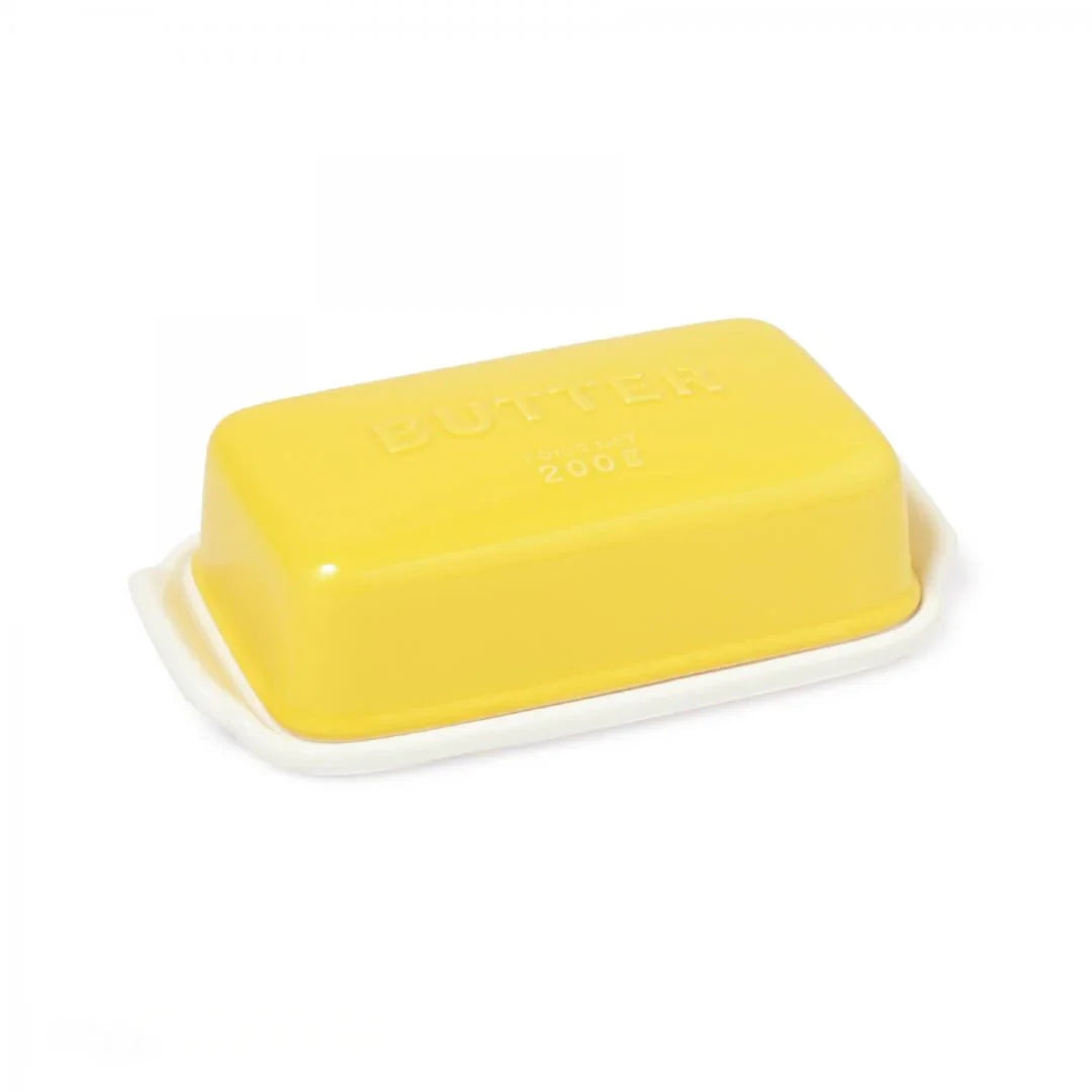Arrondi Yellow Butter dish