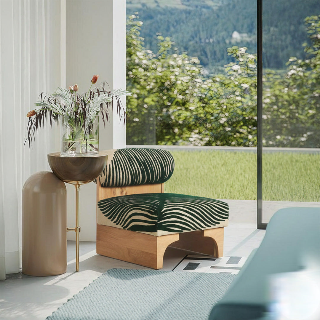 Zenith - Emreald arched chair