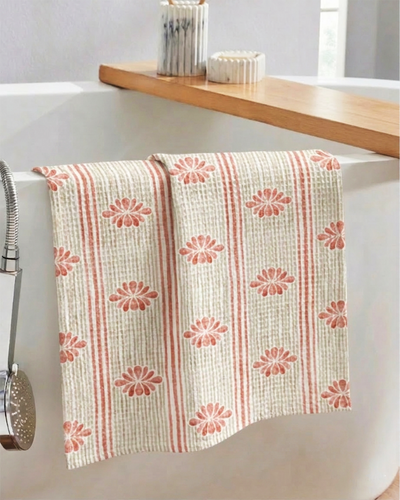 Mica Pink Hand Towel | Set Of 2