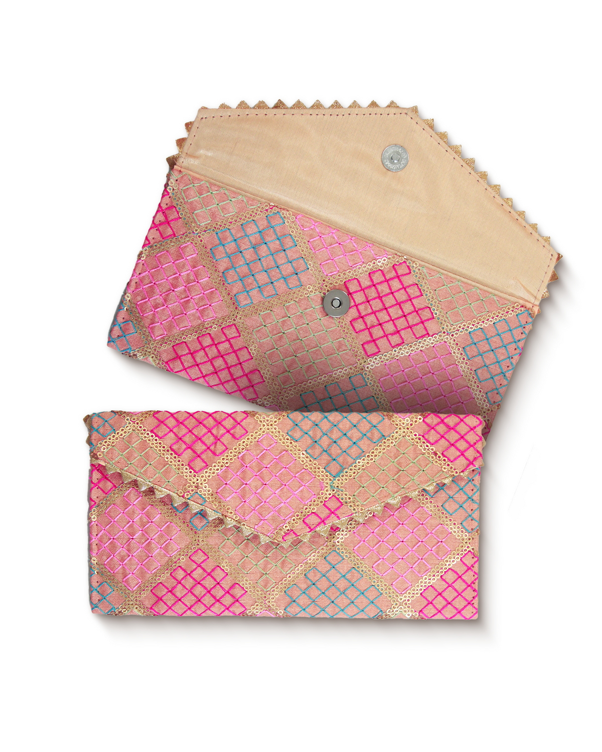 Peach  Shagun Money Envelop - Set of 2