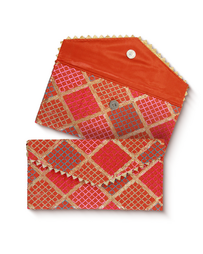 Orange Shagun Money Envelop- Set of 2