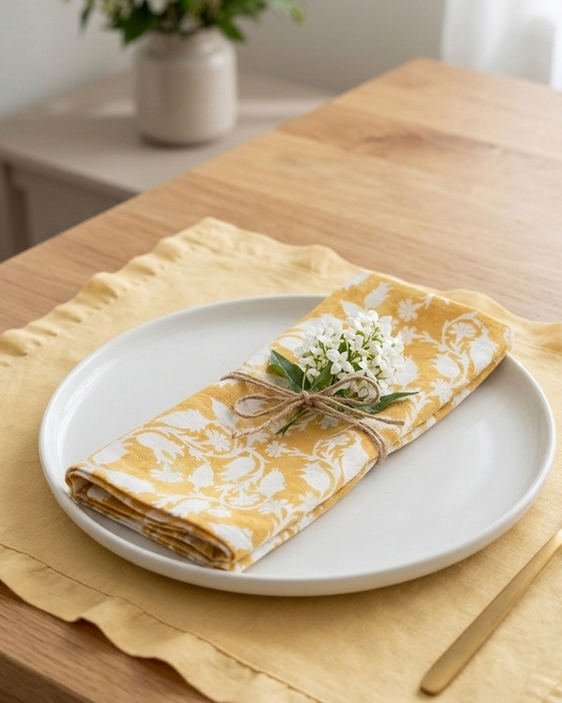 Set Of 2 - Raahat Jaal Cotton Napkin