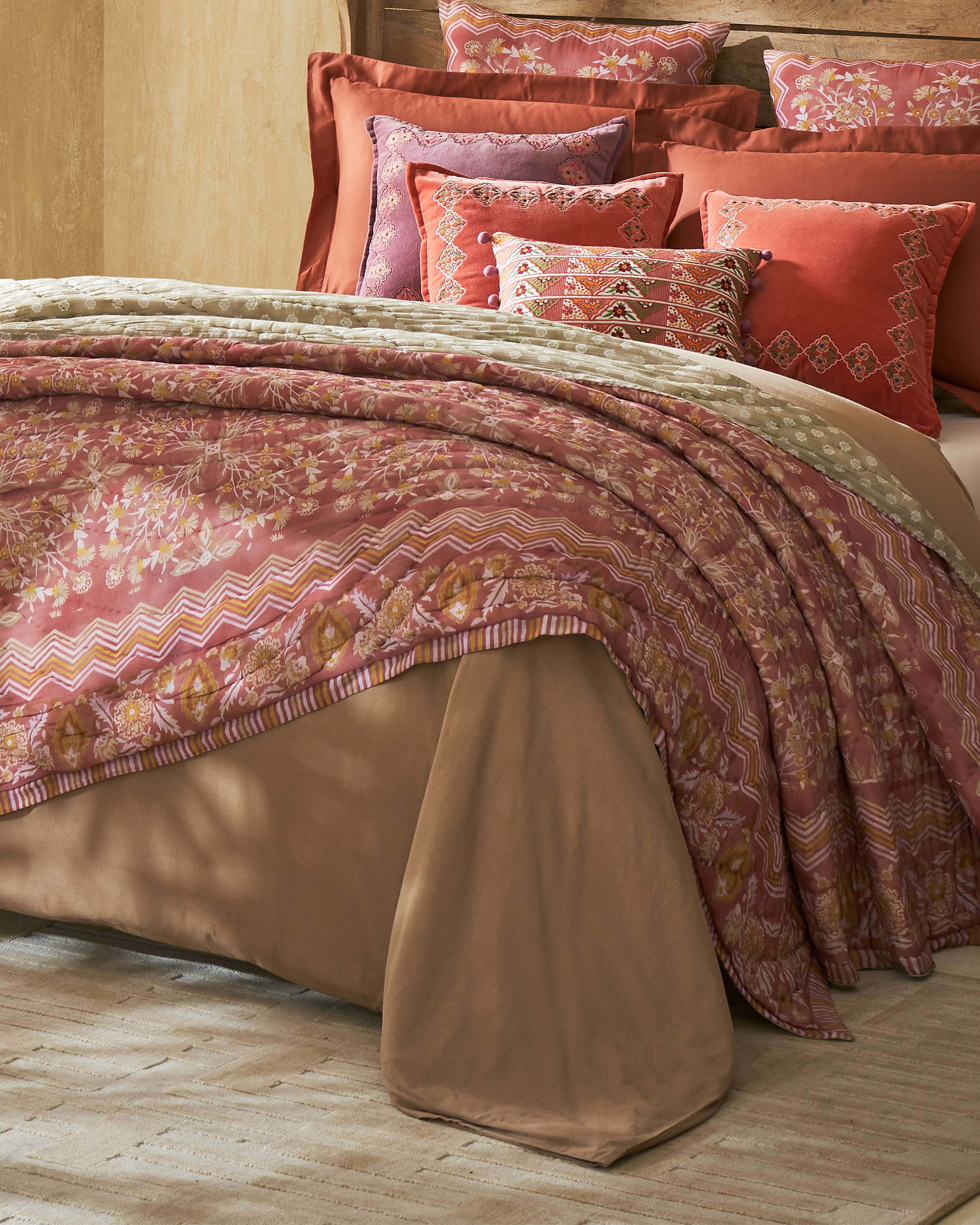 Rahat Red Cotton Quilt - Product Image 