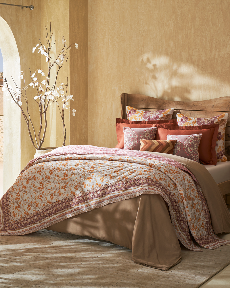 Mimo Yellow Cotton Quilt