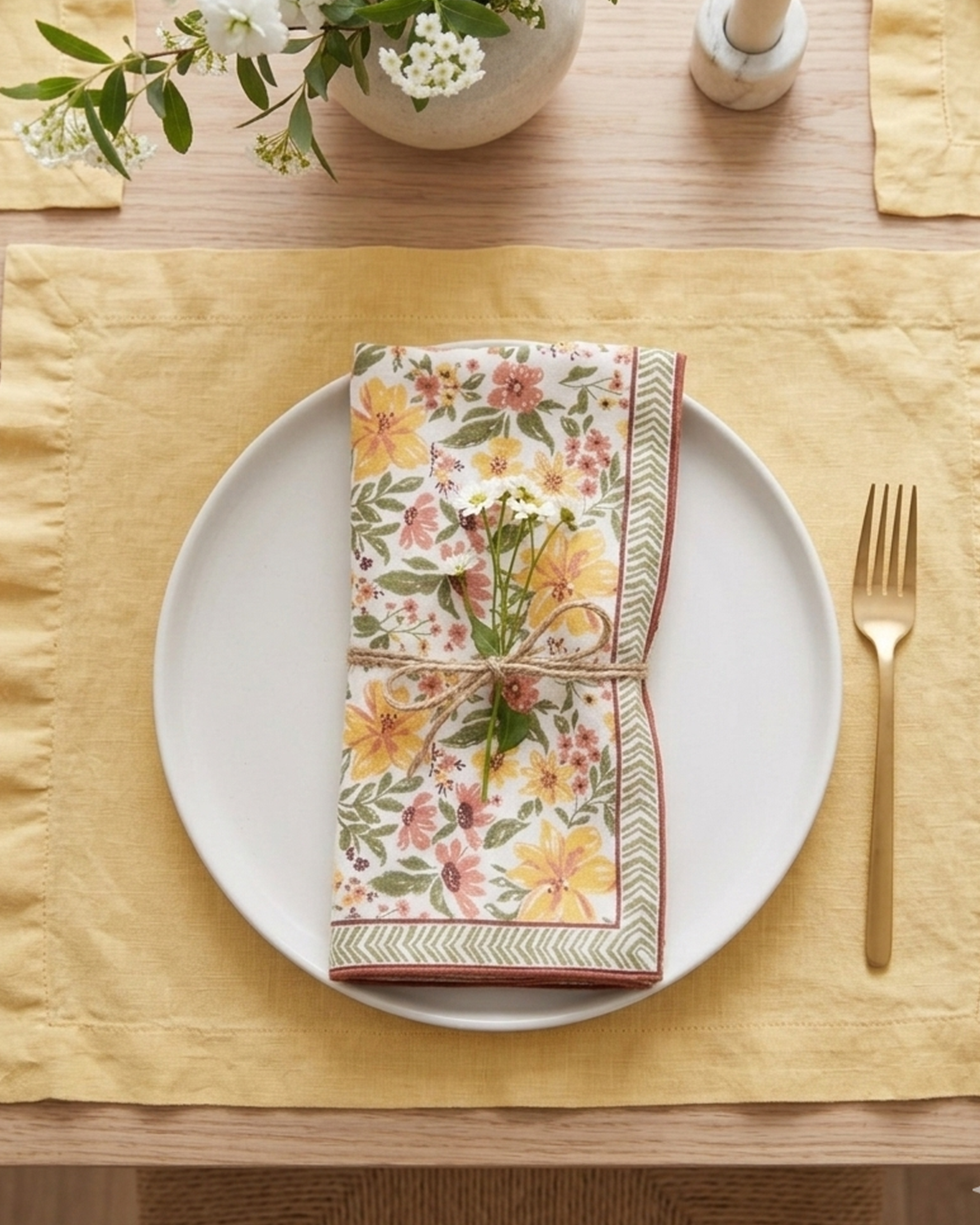 Set Of 2 - Sadaa Bahar Cotton Napkin