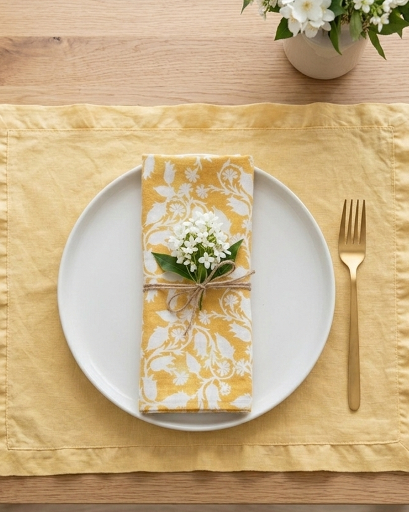 Set Of 2 - Raahat Jaal Cotton Napkin