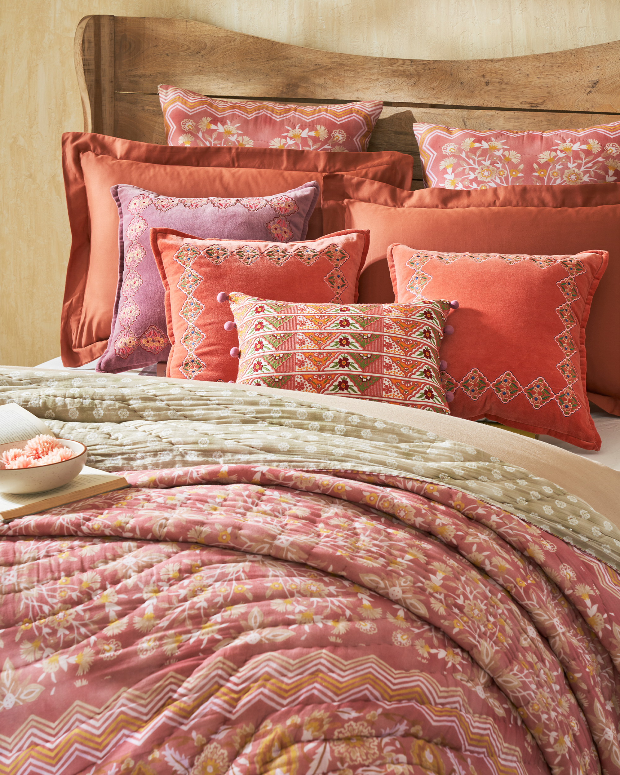 Rahat Red Cotton Quilt