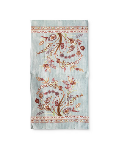 Khwaab Blue Cotton Waffle Bath Towel