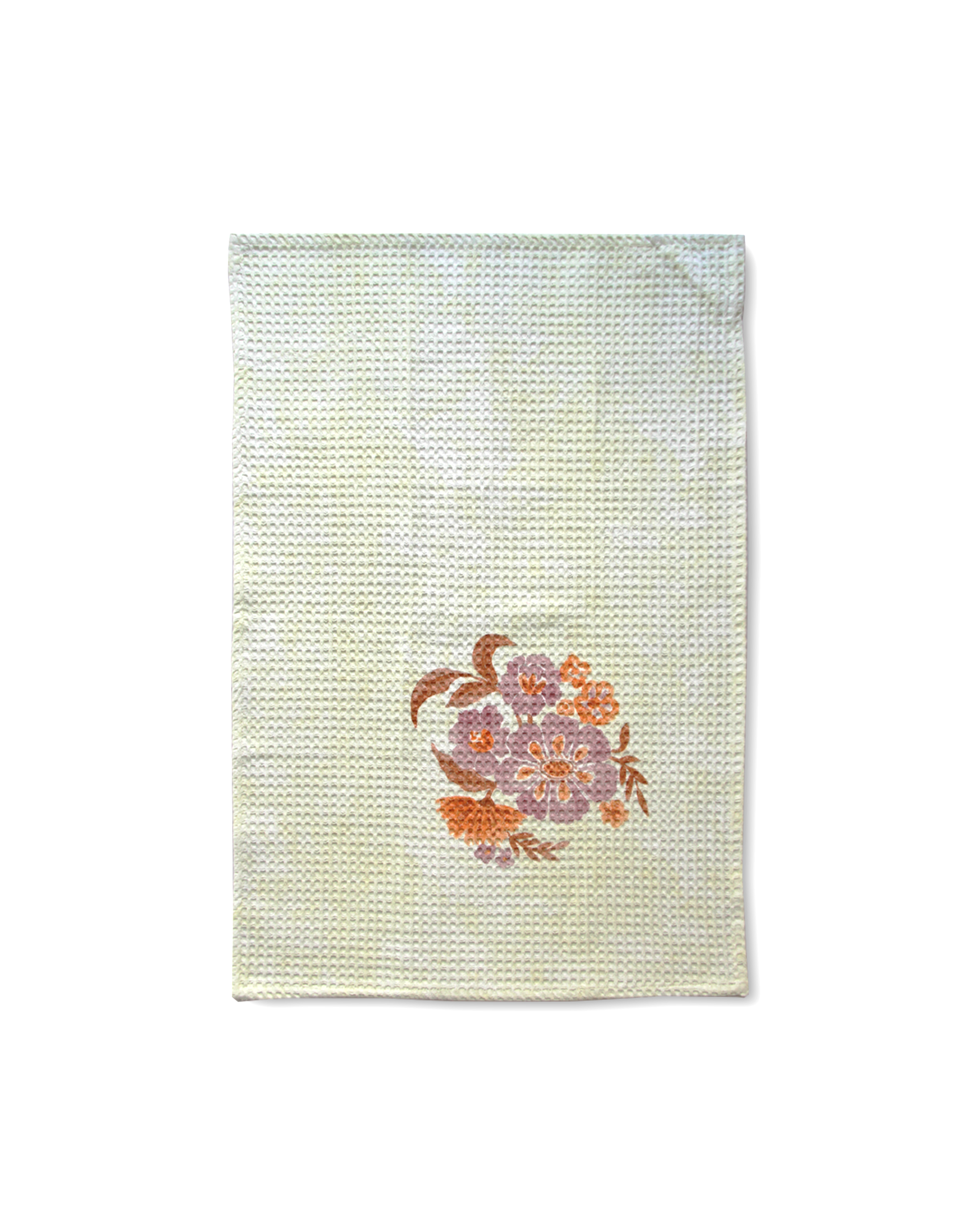 Mimo Pink Flower Hand Towel | Set Of 2