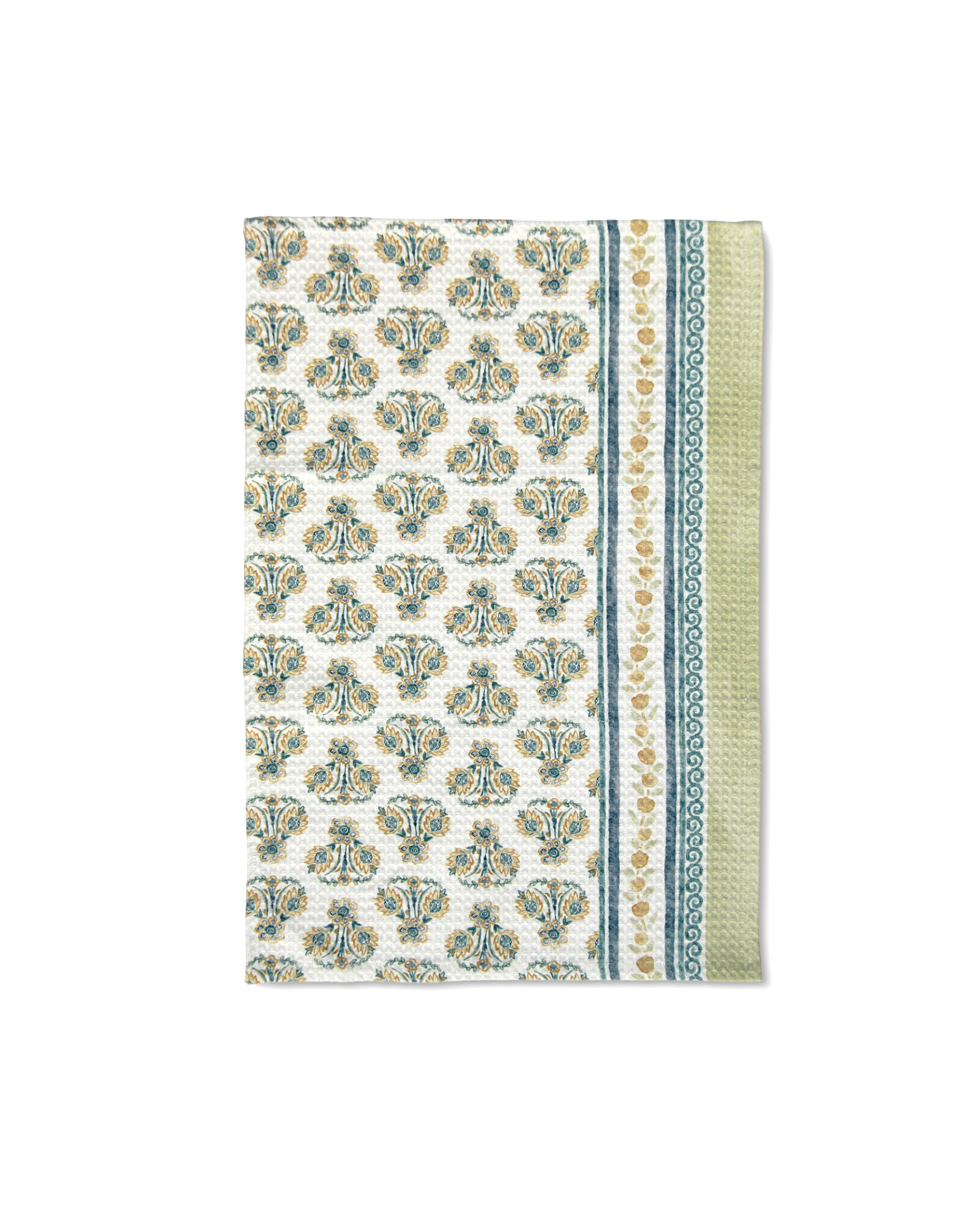 Khwaab Green Hand Towel | Set Of 2