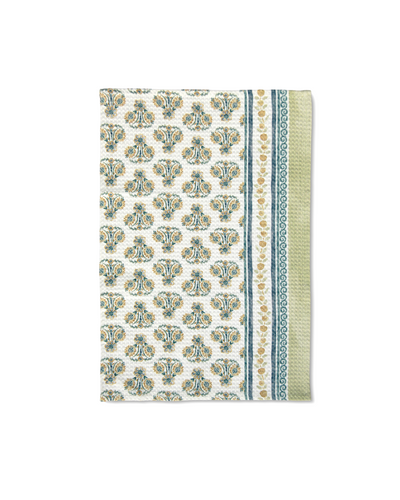 Khwaab Green Hand Towel | Set Of 2