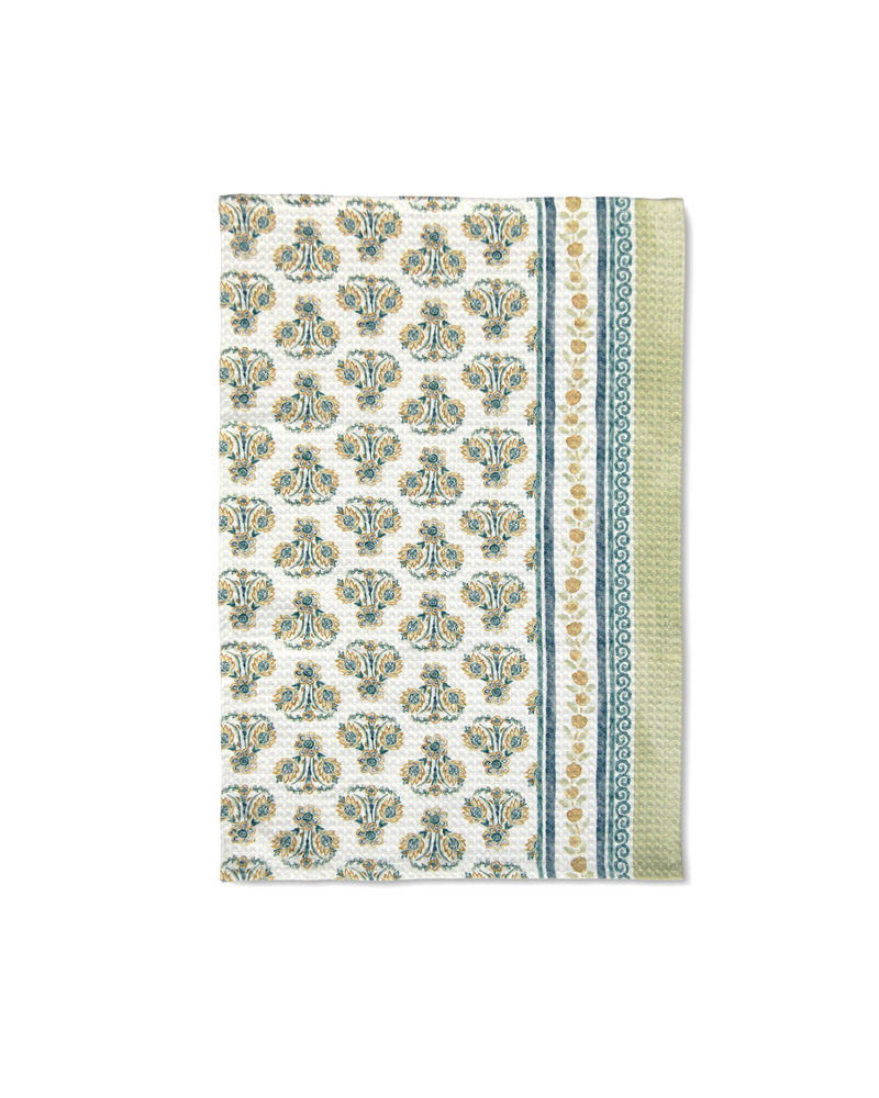 Khwaab Green Hand Towel | Set Of 2