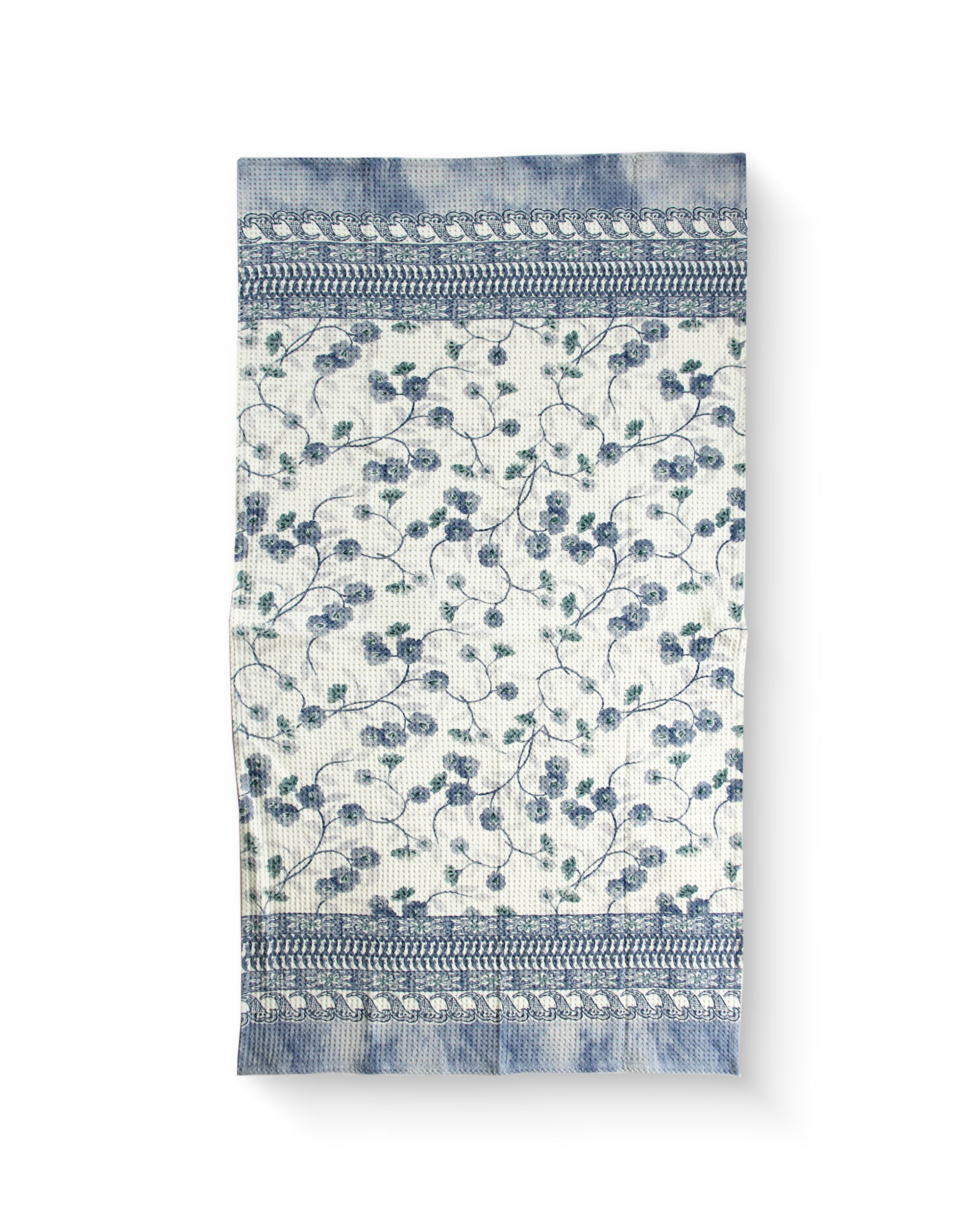 Mimo Flower Blue Bath Towel