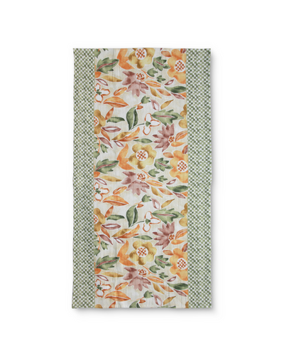 Dancing Floral Cotton Waffle Bath Towel