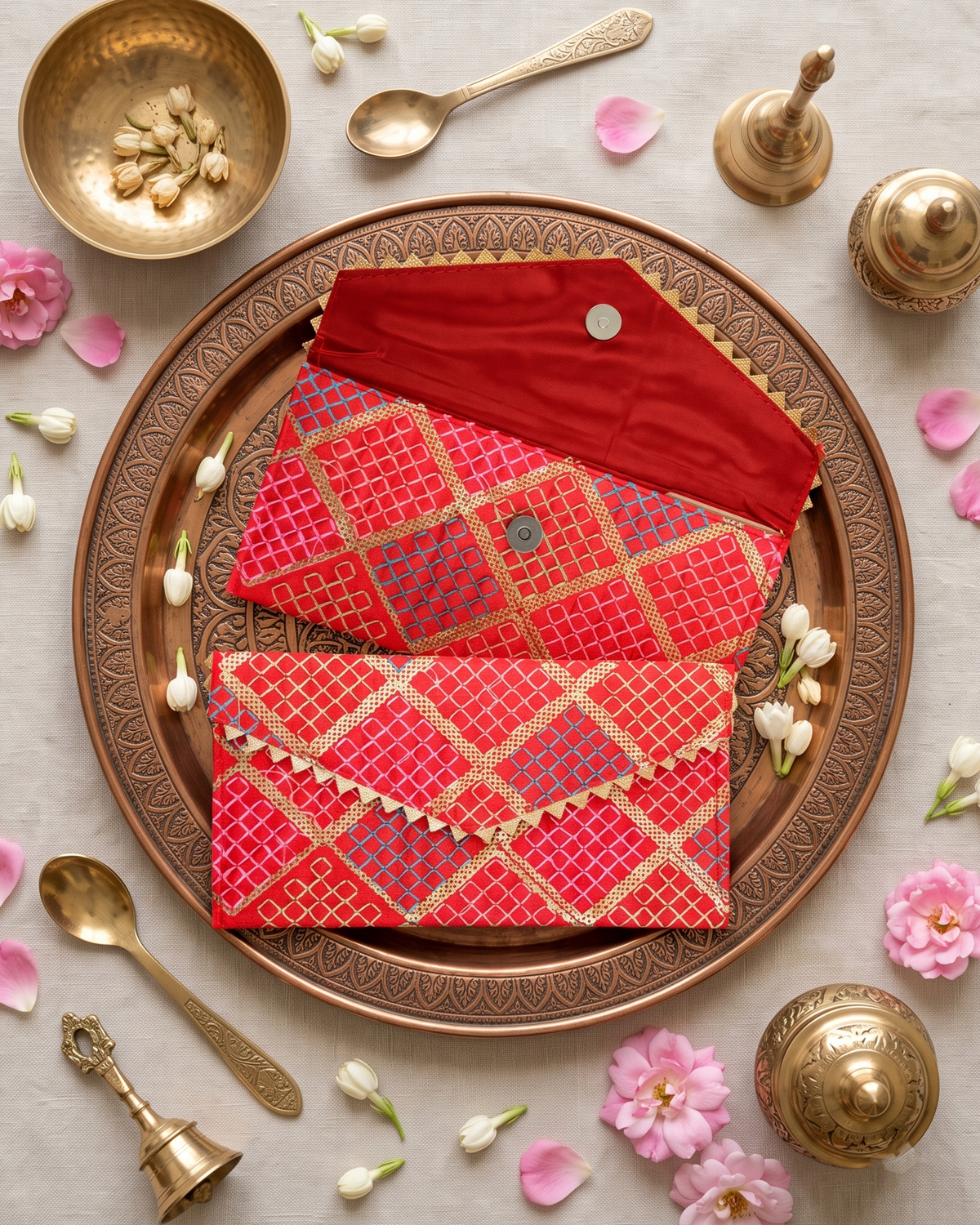 Red Shagun Money Envelop- Set of 2