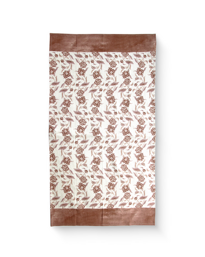 Khwaab Pink Cotton Waffle Bath Towel