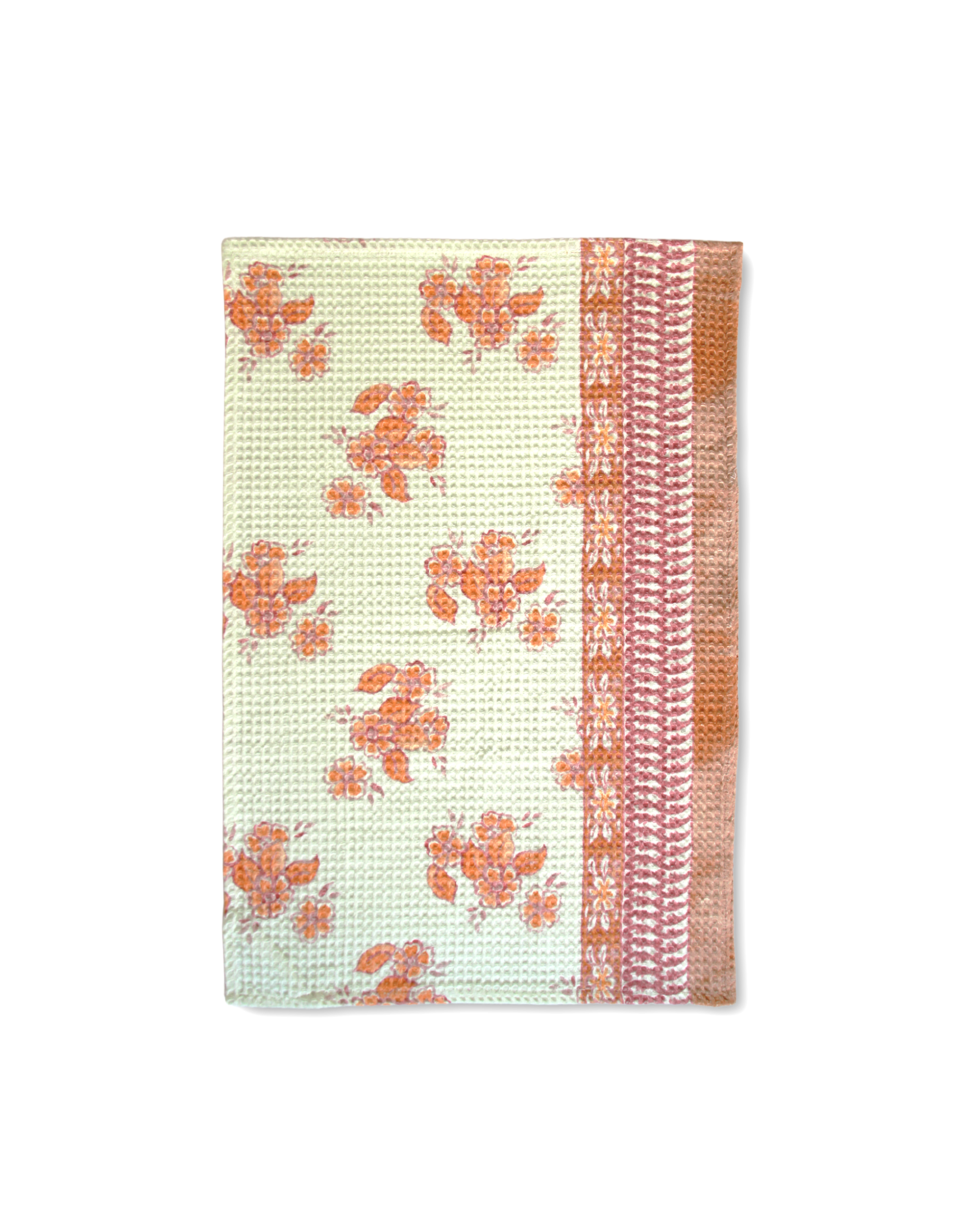 Mimo Pink Flower Hand Towel | Set Of 2