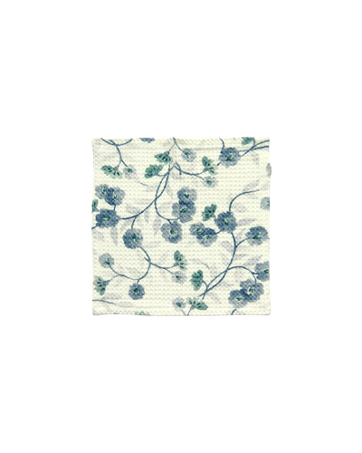Mimo Flower Blue Face Towel
