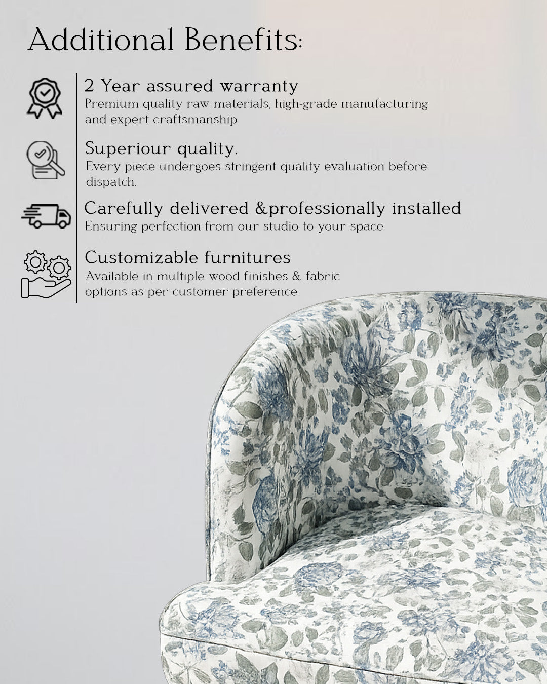 versailles Floral Chair