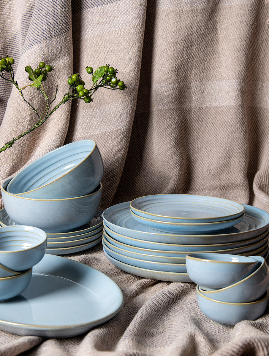 Azure Dinner Set - 21 piece
