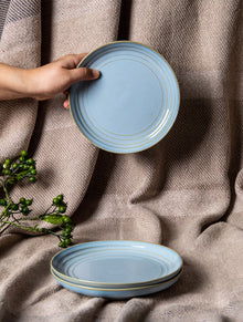 Azure Quarter Plate