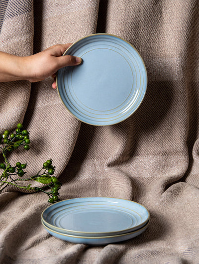 Azure Quarter Plate