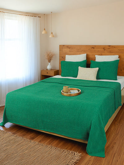 Aravalli Double Bedcover (Green)