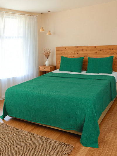 Aravalli Double Bedcover (Green)