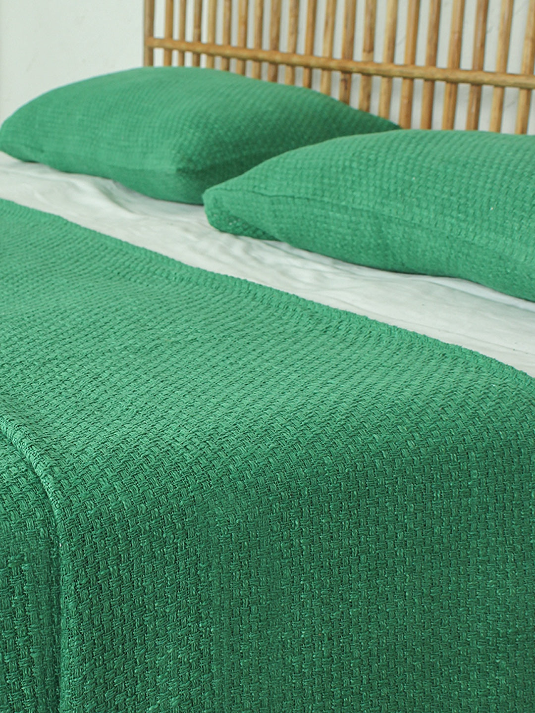 Aravalli Double Bedcover (Green)