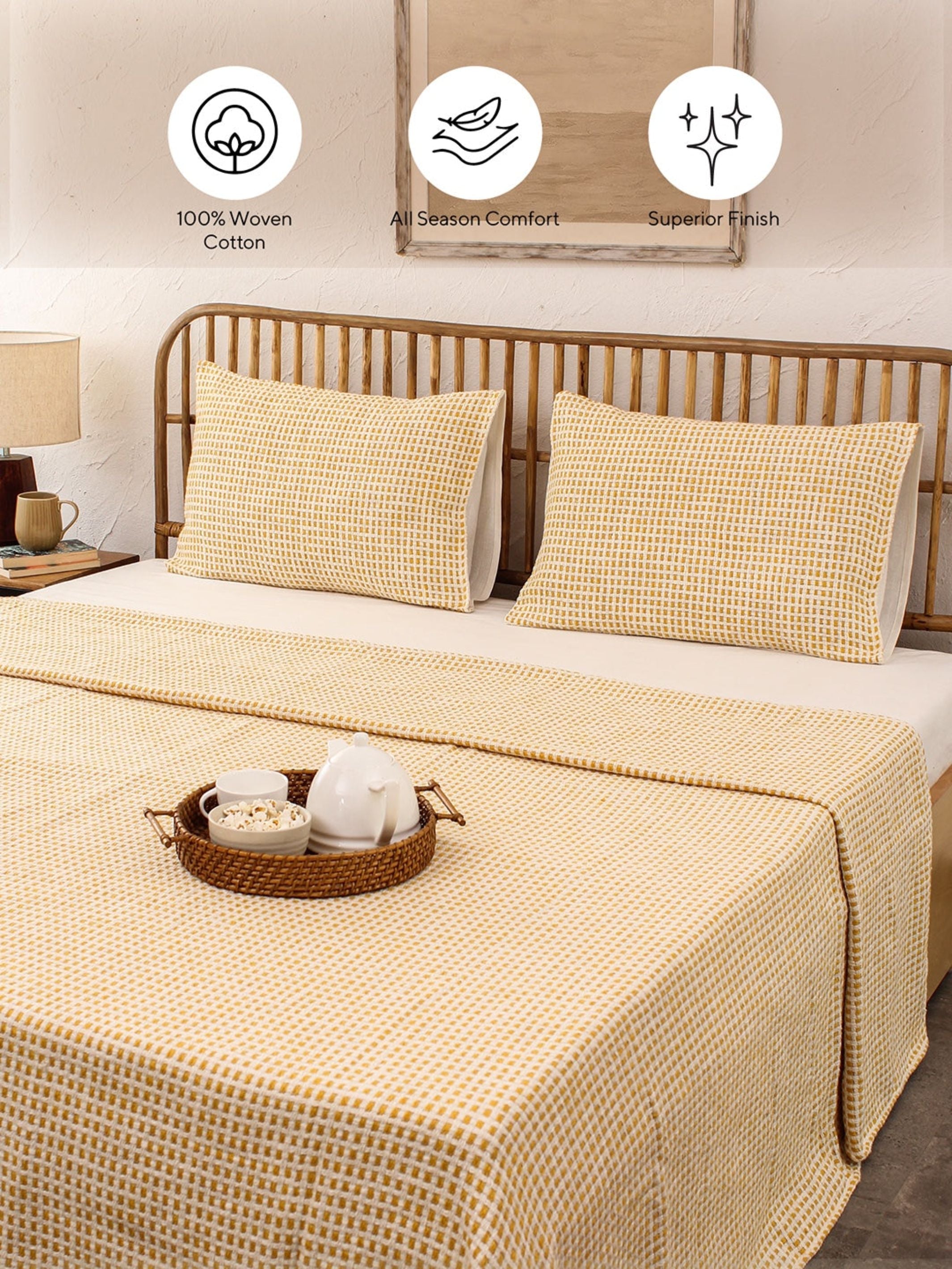 Cotton Bedcover - Girnar
