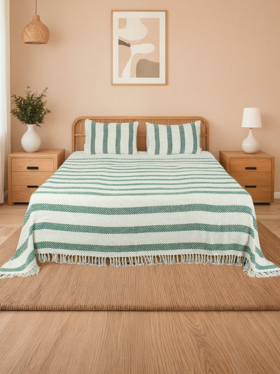 Shivalik Double Bedcover (Green)