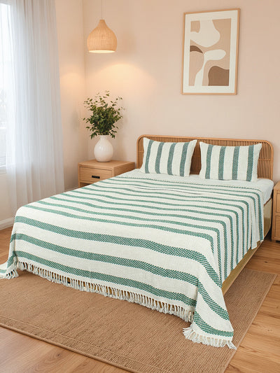 Shivalik Double Bedcover (Green)
