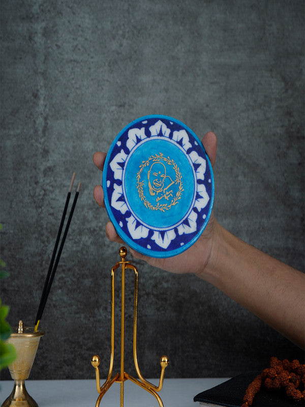 Blue Pottery Showpiece - Guruji