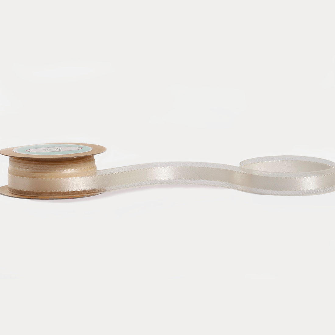Sheersatin With Stitches Ribbon