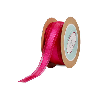 Sheersatin With Stitches Ribbon