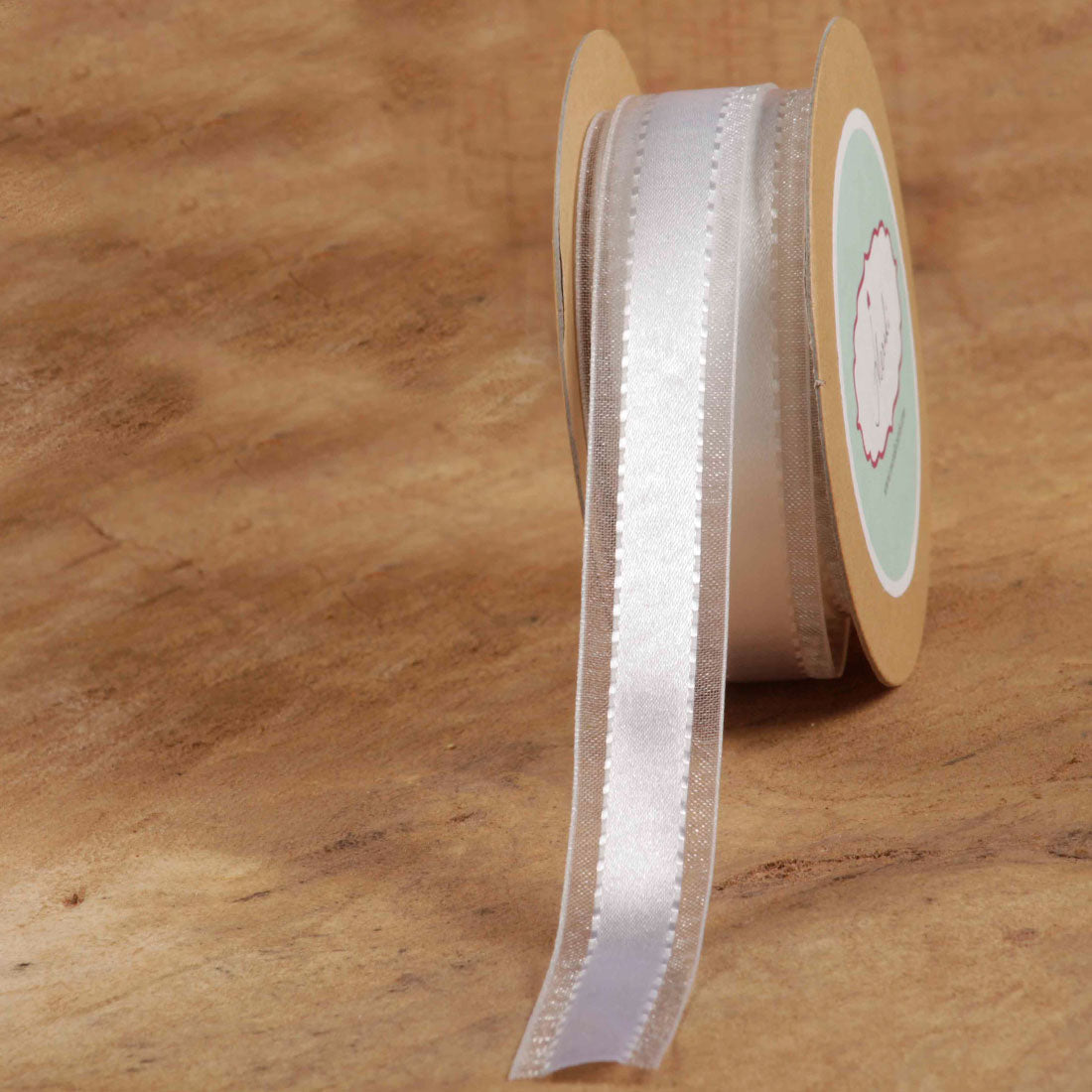 Sheersatin With Stitches Ribbon