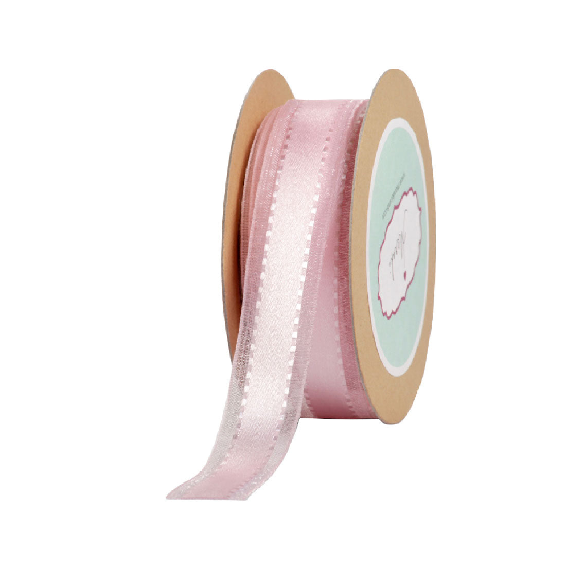 Sheersatin With Stitches Ribbon
