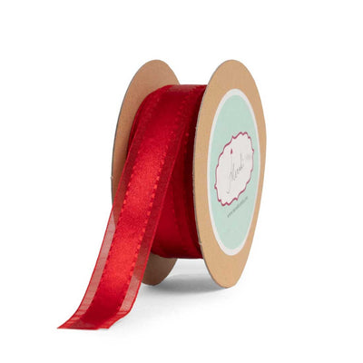 Sheersatin With Stitches Ribbon