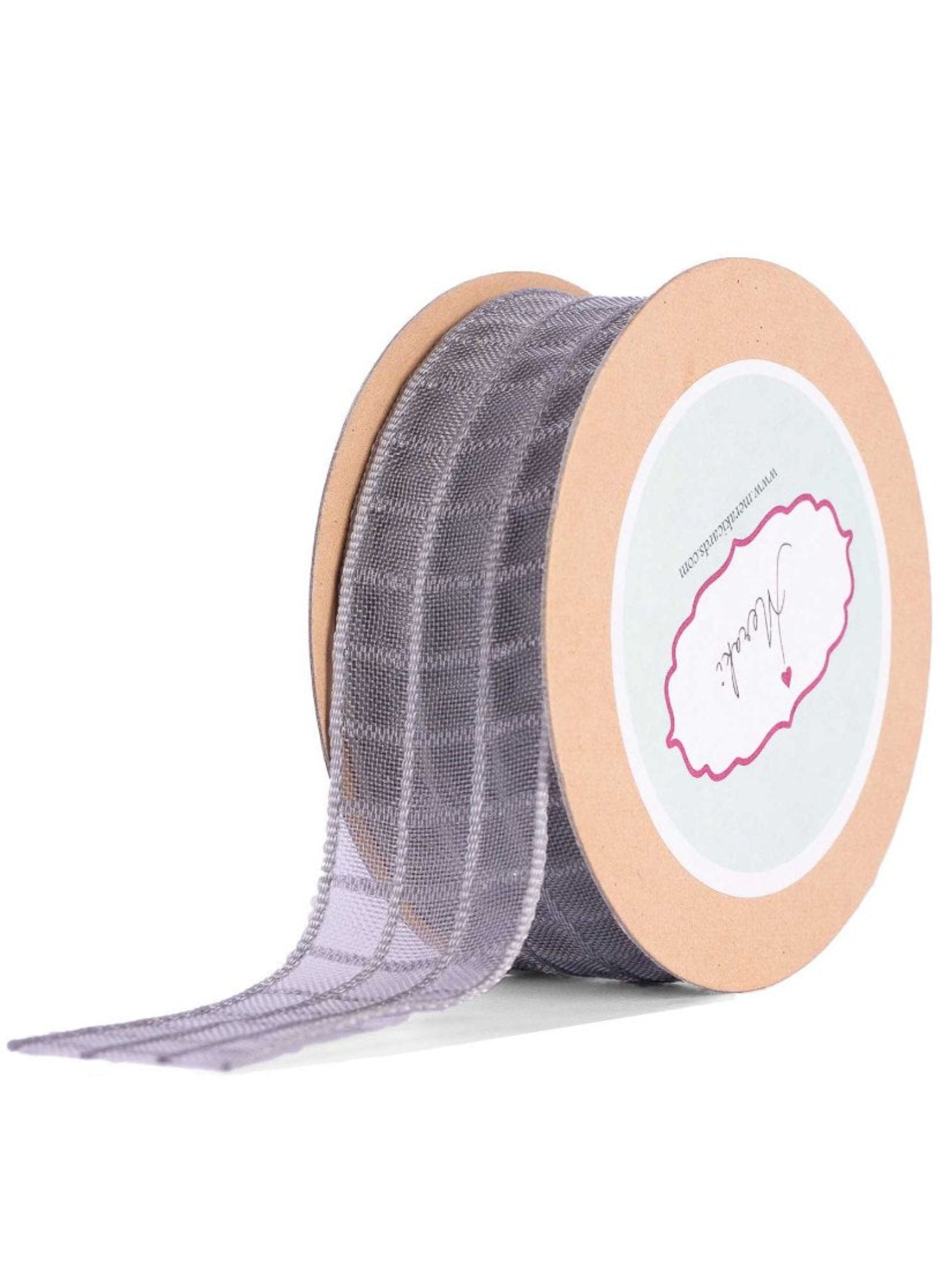 Sheer Checks Ribbon