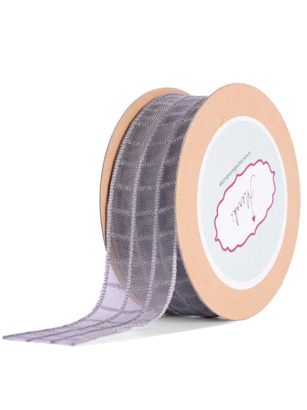 Sheer Checks Ribbon