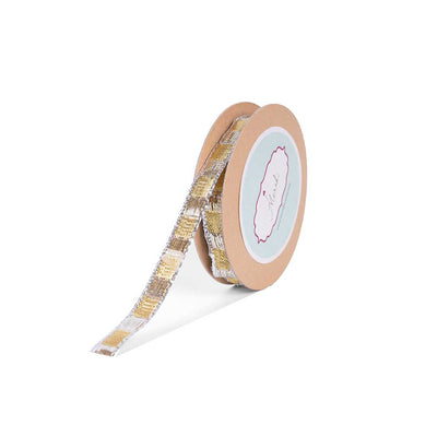 Lurex Checks Ribbon