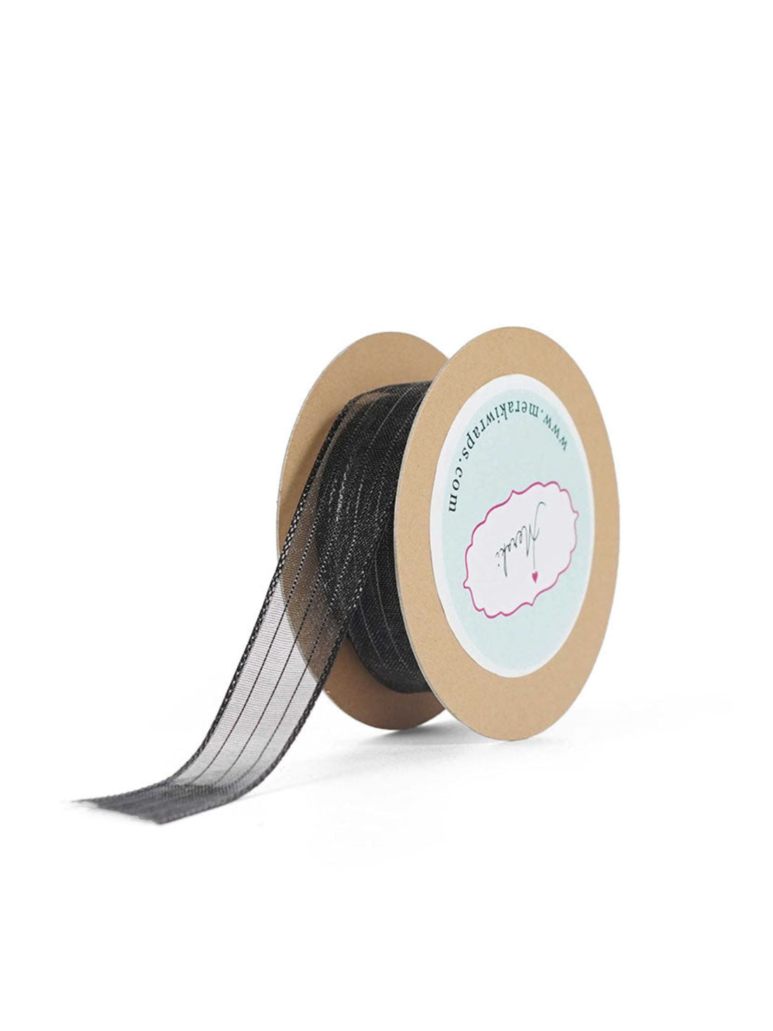 Sheer- Metallic Stripes Ribbon