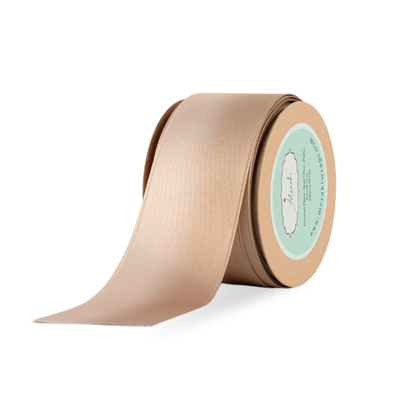 Double-face shaded ribbon (Latte & Nude)