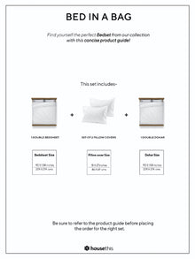 Bed Set - Genda Phool (Duvet Cover + Bedsheet) Beige