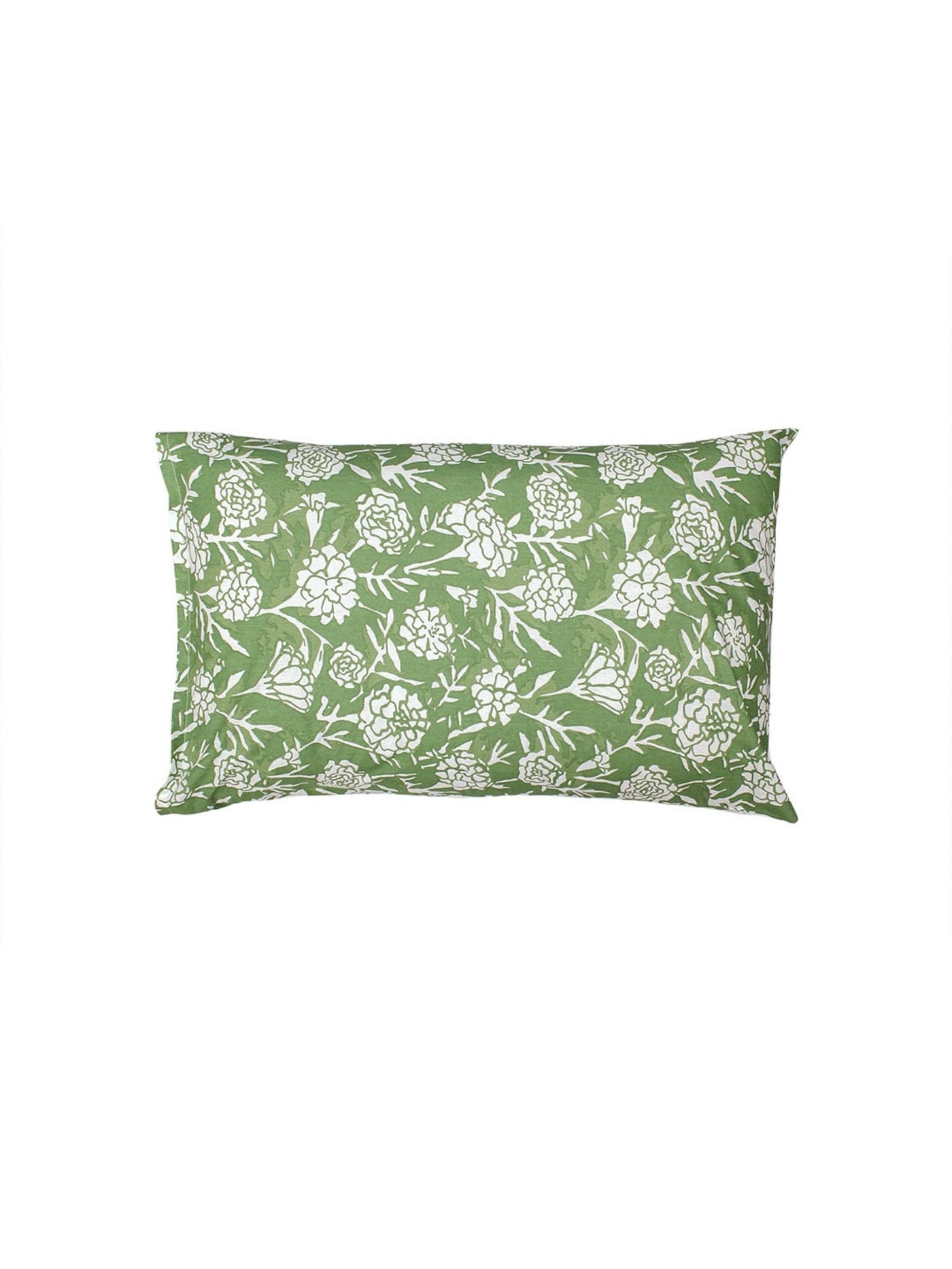 Genda Phool Bed Set (Dohar + Bedsheet) - Green