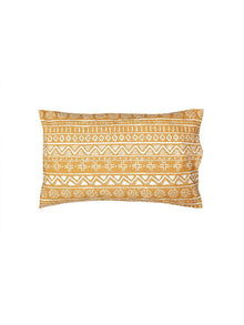Bed Set - Kullu Patti (Dohar + Bedsheet) Yellow